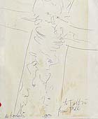 WILLEM DE KOONING, The Crucifixion, ballpoint pen